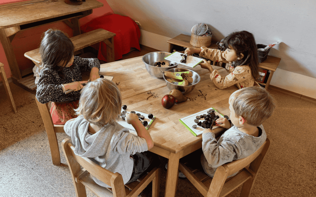 Frisch, gesund und lecker: Das Kinderhaus Vierjahreszeiten nimmt am EU-Schulprogramm teil!